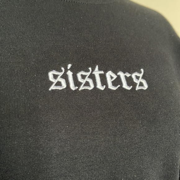 James Charles Sisters Crew Neck Black Sweatshirt XS - Picture 2 of 7